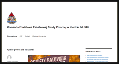 Desktop Screenshot of kppsp.klodzko.pl