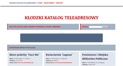 Desktop Screenshot of katalog.klodzko.net.pl