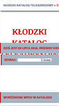 Mobile Screenshot of katalog.klodzko.net.pl
