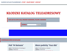 Tablet Screenshot of katalog.klodzko.net.pl