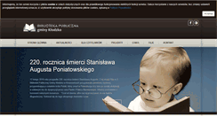 Desktop Screenshot of bibliotekagmina.klodzko.pl