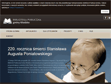 Tablet Screenshot of bibliotekagmina.klodzko.pl