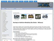 Tablet Screenshot of noclegi.turystyka.klodzko.pl