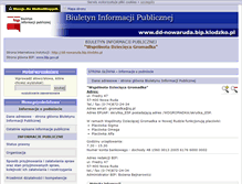 Tablet Screenshot of dd-nowaruda.bip.klodzko.pl
