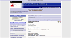 Desktop Screenshot of dwd-duszniki.bip.klodzko.pl